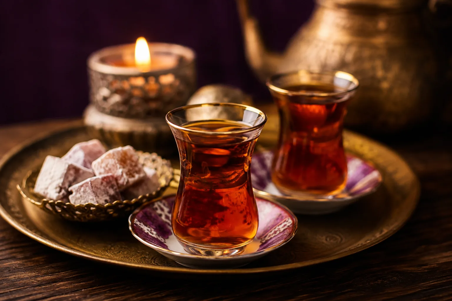 Karşılama çayı servisi — Lila Spa, Zeytinburnu misafirlerine hizmet veren salon