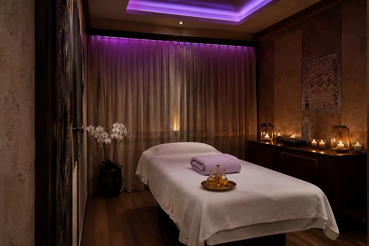 Masaj odasının genel görünümü — Lila Spa, Zeytinburnu misafirlerine hizmet veren salon
