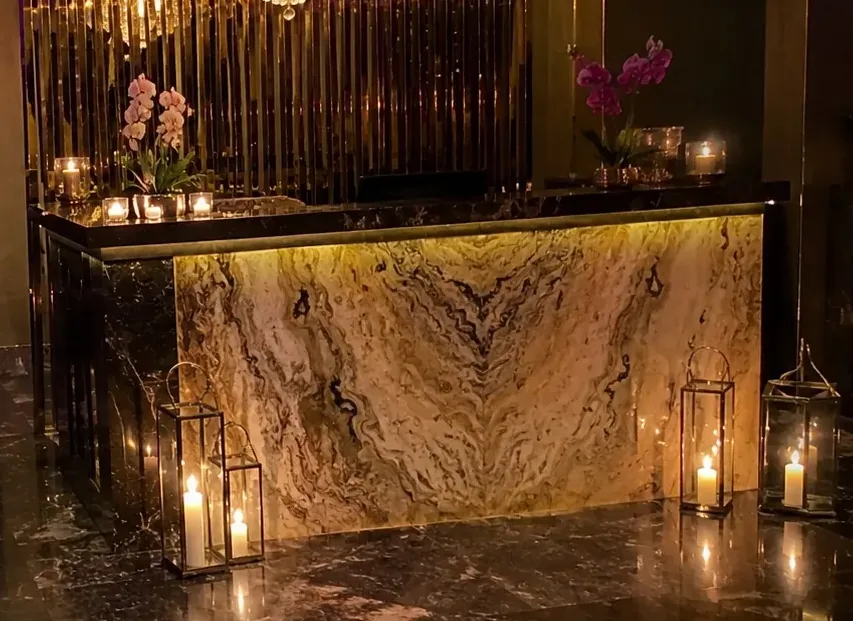 Resepsiyon karşılama alanı — Lila Spa, Zeytinburnu misafirlerine hizmet veren salon